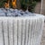 Custom Limestone Texture Fire Pit With Fluted Edges With Fire Pebbles For Sale - Image 10 of 15