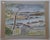 Maurice Chataignier (1941) Chausey Watercolor applied to cardboard Signed lower right Visible dimensions: 32 x 42.5 cm...