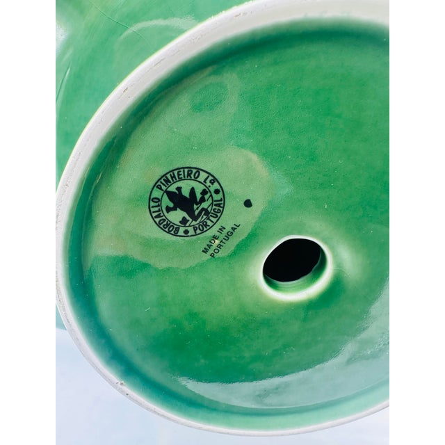 Vintage Bordallo Pinheiro Pedestal Plate For Sale In Charleston - Image 6 of 7