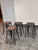 Industrial Industrial Style Stacking Counter Stools, Set of Four For Sale - Image 3 of 12