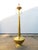 A dramatic and sculptural vintage hammered brass pedestal lamp with unmistakable Ottoman revival influence. Originally...