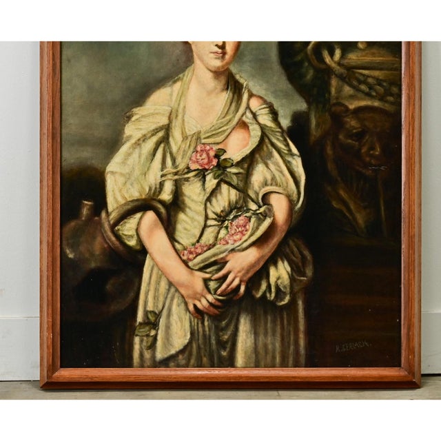 Early 20th Century Framed Portrait of a Lady, Signed by the Artist For Sale - Image 5 of 6