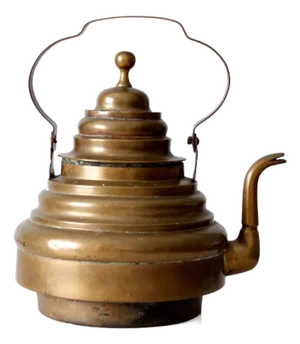 Antique Brass Teapot