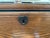 American Turn of the Century Tiger Maple Low Cabinet W/ Hand-Hammered Iron Pulls For Sale - Image 3 of 12