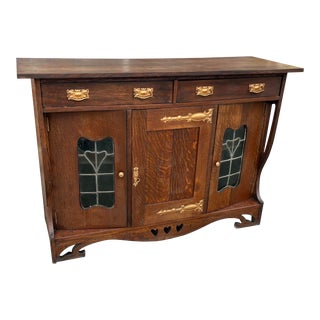 Early 20th Century English Arts and Crafts Buffett For Sale