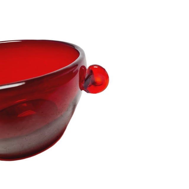 1970s Postmodern Vase from Wołomin Glassworks, Poland, 1970s For Sale - Image 5 of 10