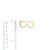 Early 21st Century Elegant 14k Yellow Gold Diamond Hoops - 0.45ctw Round Brilliant Cut, Pair For Sale - Image 5 of 5