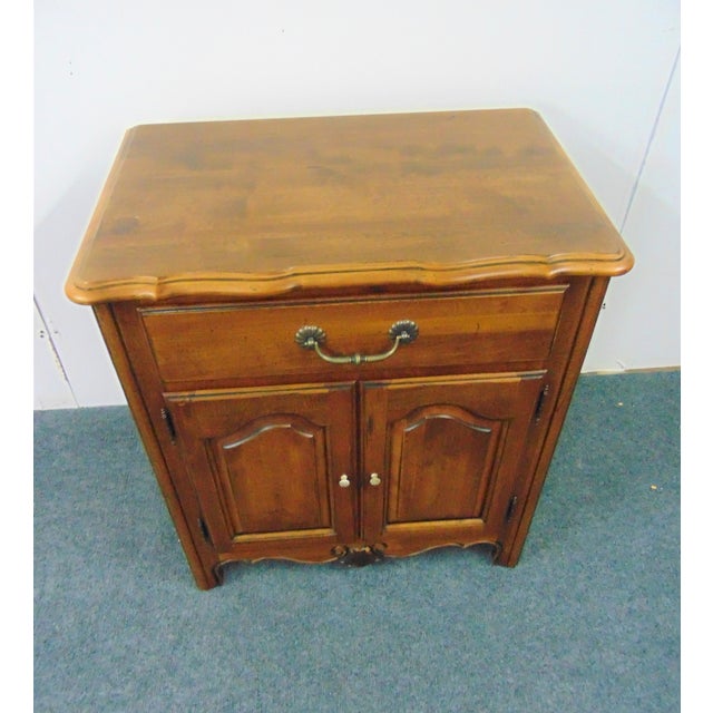 Ethan Allen Country French Maple Nightstand Chairish