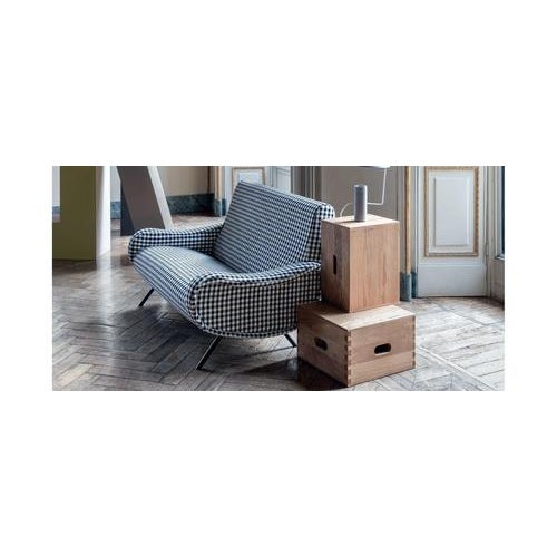 Cassina Iconic Edition Black and White Lady Divano Sofa by Marco Zanuso for Cassina For Sale - Image 4 of 6