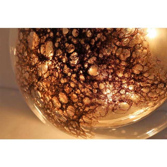 Italian Murano Bubble Glass Flush Mount by La Murrina, 1970s For Sale - Image 16 of 18
