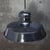 Industrial Vintage Industrial French Black Enamel Pendant Light from GAL For Sale - Image 3 of 5