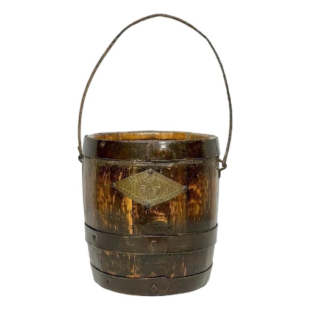 Antique Fahnestock Paint Bucket: 19th Century Pittsburgh, Pennsylvania For Sale