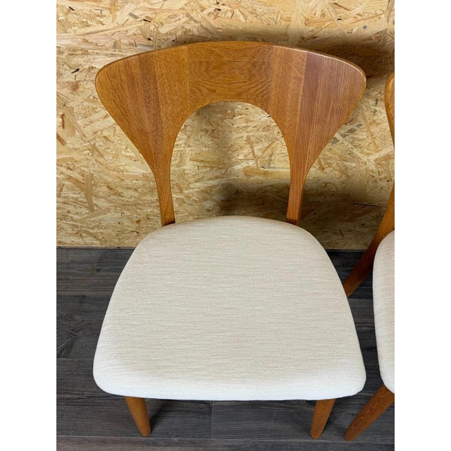 Oak Model Peter Dining Chairs by Koefoeds Hornslet, 1960s, Set of 4 For Sale - Image 6 of 18