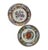Vintage Chinese Famille Rose Decorative Plates - A Pair For Sale - Image 9 of 12
