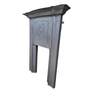 Grand Victorian Edwardian Cast Iron Combination Fireplace For Sale