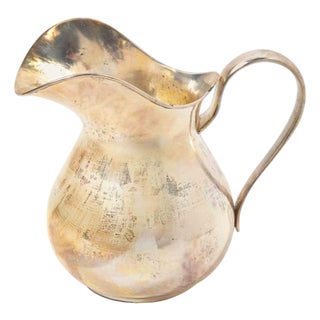 Vintage Italian Silver-Plated Coffee Pot by F.lli Gallo, 1950s For Sale