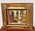Guido Borelli Signed Oil Painting Italian Mediterranean Courtyard Ornate Frame For Sale - Image 16 of 17