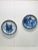 Blue Late 20th Century Delft Blue and White Platters - Set of 2 For Sale - Image 8 of 8