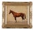 André Marchand, French Equestrian of a Chestnut Racehorse, Oil on Board For Sale