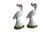Mid-Century Modern Vintage Hollóházi Porcelain Stork Figurines, Hungary, 1970s – A Pair - Palm Beach Style Birds For Sale - Image 3 of 12