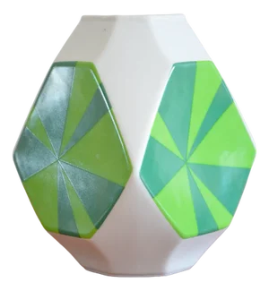 Vintage Pop Art Porcelain Vase from Seltmann Weiden