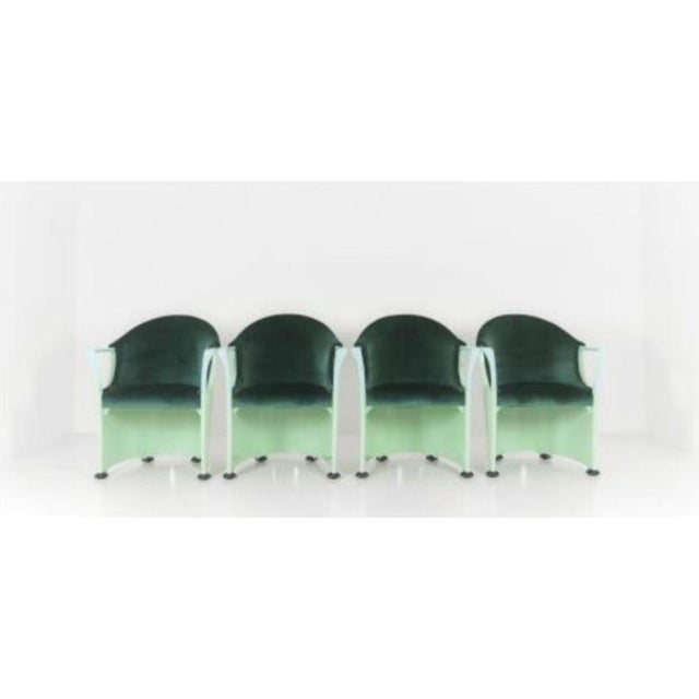 Tronetto Armchairs by Luigi Origlia, Set of 4 For Sale - Image 3 of 9