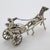 Metal Vintage Italian Handmade Genuine Sterling Silver 925 Romantic Carriage Figurine For Sale - Image 7 of 11