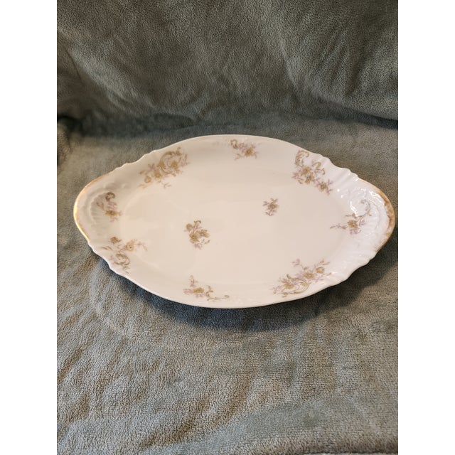 Ceramic Rare Antique Theodore Haviland Limoges Schleiger 143 Graduated Platters - Set of 5 For Sale - Image 7 of 18