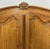 Vintage French Louis XVI Style Carved Oak 4-Door Armoire For Sale - Image 4 of 8