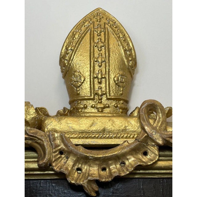 18th Century Italian Oil Painting Portrait Pope Clement XIII For Sale - Image 9 of 12