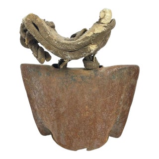 Early 20th Century Metal Goat Bell Ghana MATTER COLLECTION For Sale