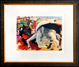 1980s "Corrida la Mort du Torero" Lithograph After Pablo Picasso