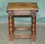 English Oak Bobbin Turned Joint Stool, 1700s For Sale - Image 3 of 18