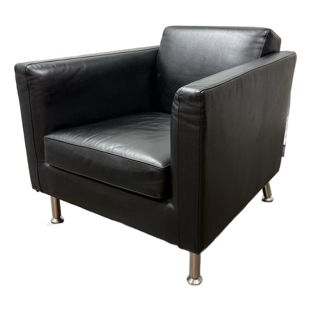 Rodolfo Dordoni for Minotti Copenhagen Leather Armchair For Sale