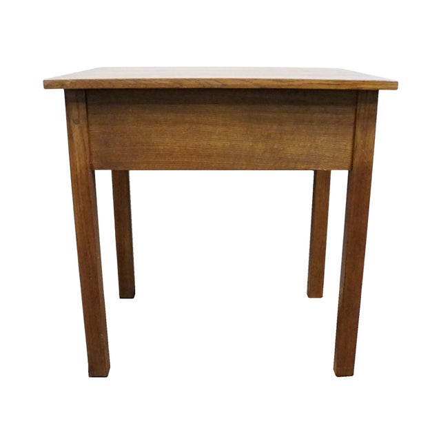 Stickley Furniture Quarter Sawn Oak Mission Style Arts & Crafts 20" Accent End Table 89-501 - #32 Onondaga Finish For Sale - Image 10 of 14