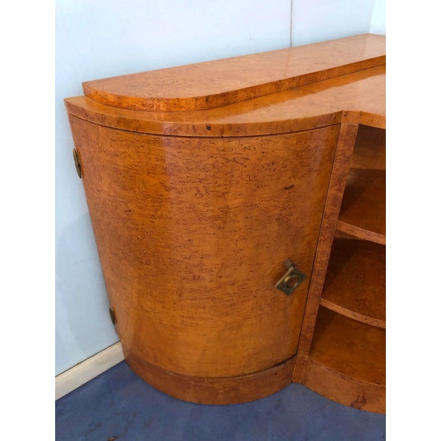 Art Deco French Maple Corner Cupboard, 1940s For Sale - Image 11 of 18