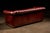 Mid 20th Century Vintage Tufted Leather Chesterfield Sofa in Oxblood For Sale - Image 5 of 10