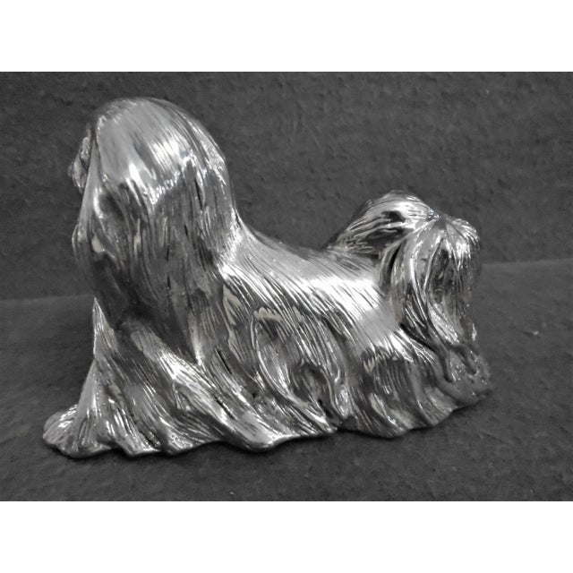 Figurative 1980s Sterling Pekinese Figure For Sale - Image 3 of 4