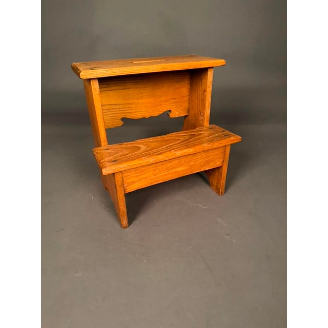 A charming set of American country bed steps crafted in ash wood, dating to circa 1890. Bed steps were an essential piece...