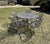 American Woodard Valencia Patio Dining Set 5 Stackable Chairs 48" Table Garden, Attributed For Sale - Image 3 of 6