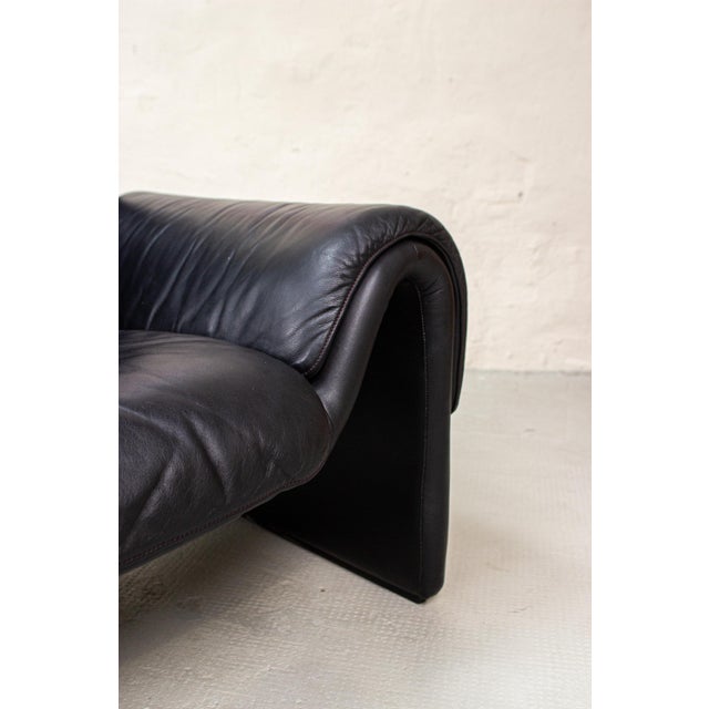 Vintage 2011 Sofa Two-Seater Couch in Leather from, de Sede, 1983 For Sale - Image 6 of 16