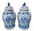 Chinoiserie Extra Large Phoenix Birds Chinoiserie Pottery Ginger / Temple Jars - a Pair For Sale - Image 3 of 7