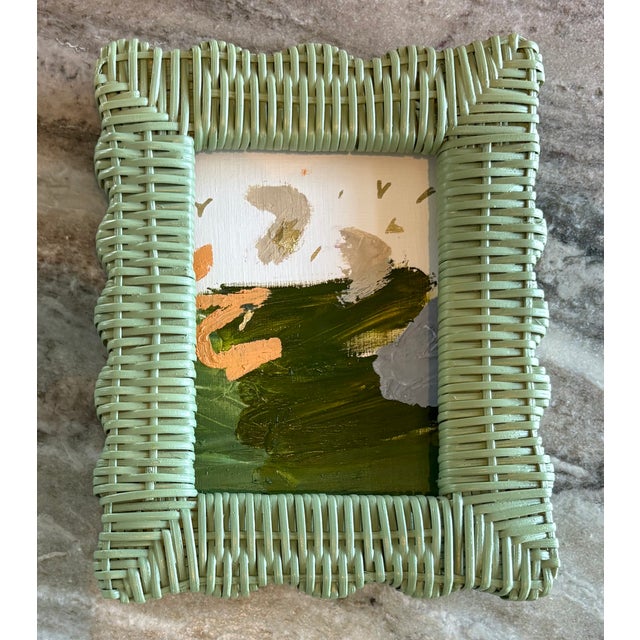 2023 Ak Hardeman Studio Sketch Painting of a Fantastical Landscape, Framed For Sale - Image 4 of 6