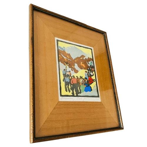 1940s Robert Saurwein, Prozession, 1940s, Pencil, Framed For Sale - Image 5 of 9