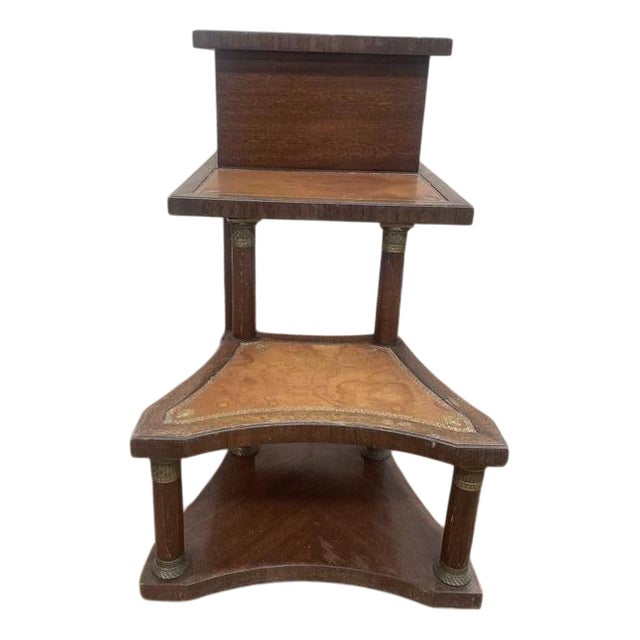 Empire Style Library Staircase For Sale