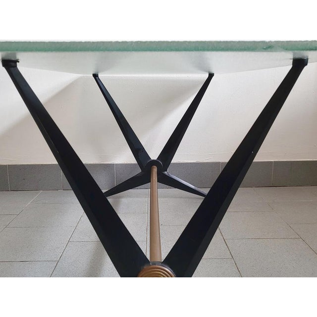 Mid-Century Coffee Table in Steel by Angelo Ostuni, 1950s For Sale - Image 12 of 16