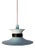 White and Black Hanging Lamp by Bent Nordsted for Lyskaer Belysning For Sale