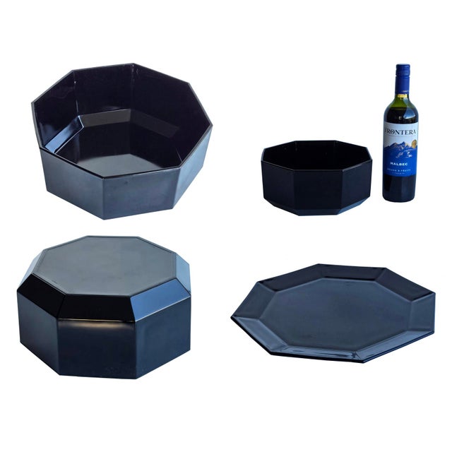 Cristal d' Arques 1980s Arcoroc France "Octime" Dinnerware - 26 Piece Set For Sale - Image 4 of 16