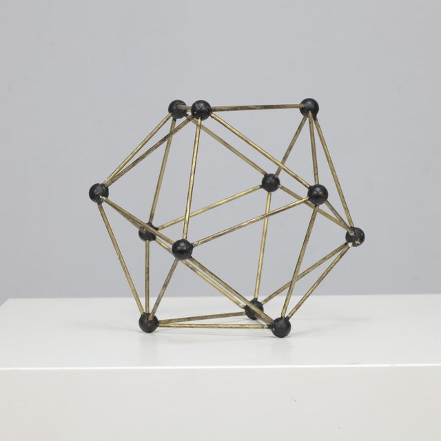 Mid-Century Modern Handmade Atomium Model Sculpture, 1960s For Sale - Image 3 of 8