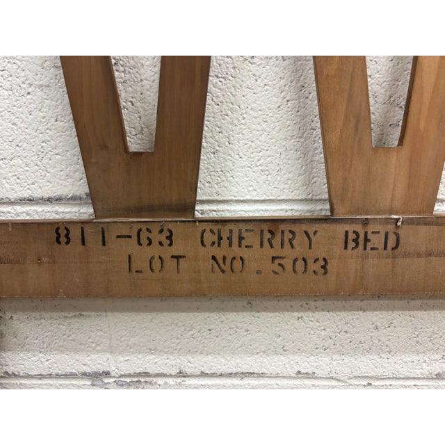 Vintage Full Size French Provincial Style Headboard For Sale - Image 10 of 10